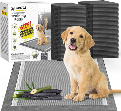 Charcoal Pee Pads for Dogs Odor Control Leak Proof 23x24in