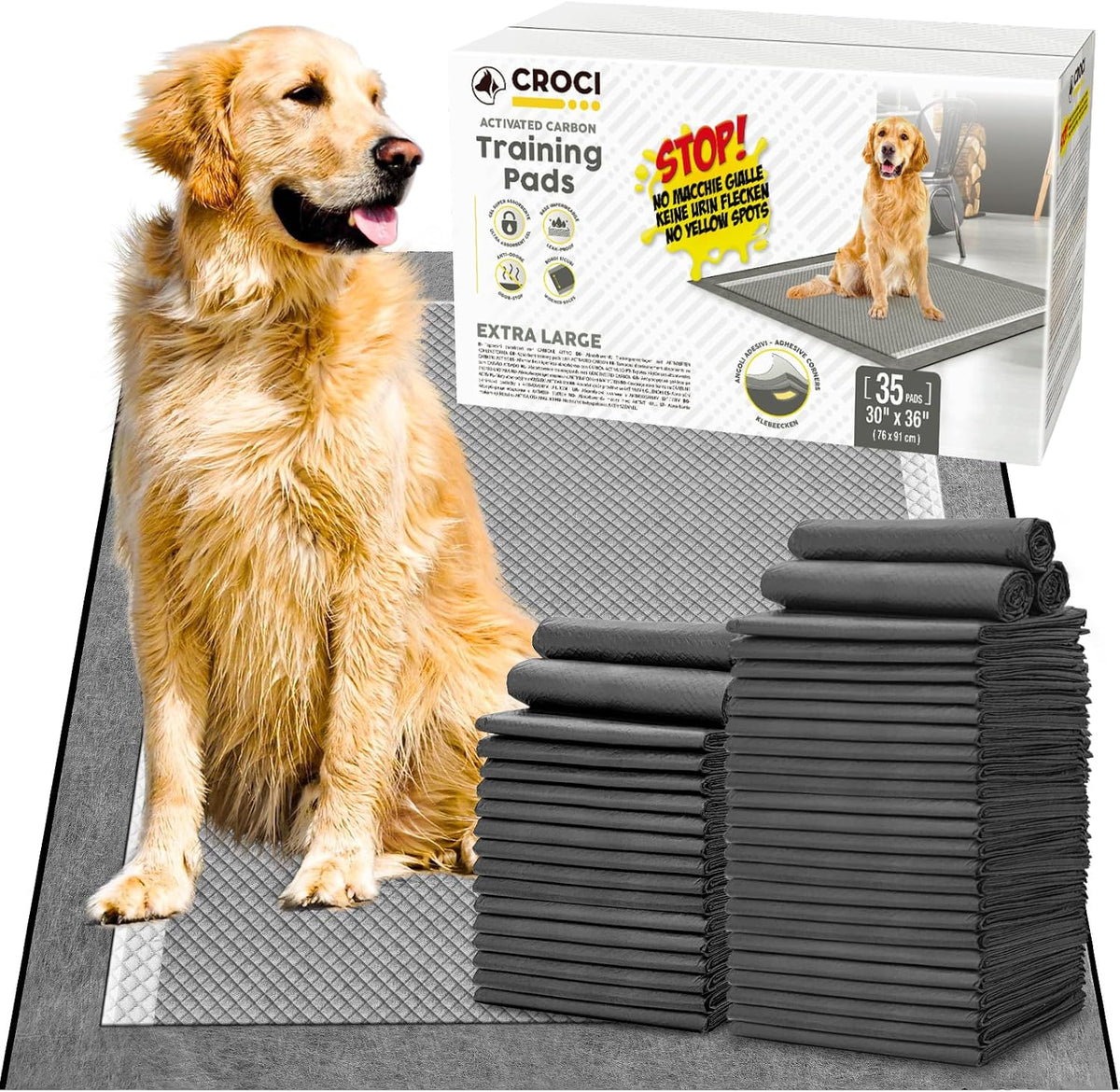 Charcoal Pee Pads for Dogs Odor Control Leak Proof 23x24in