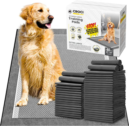 Charcoal Pee Pads for Dogs Odor Control Leak Proof 23x24in