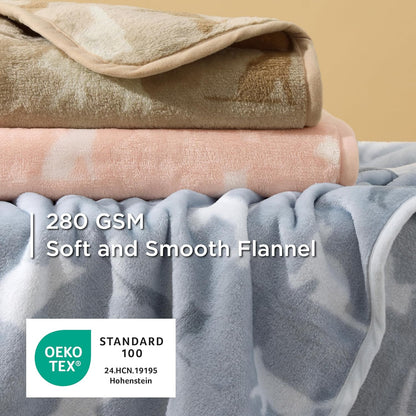 Dog Blanket for Small Dogs Puppy, Flannel Fleece, 3-Pack 23x16