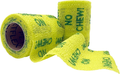 PetFlex No Chew – Flexible Self-Adhering Elastic Bandage for Wound Care – First Aid Wrap for Small Animals Like Dogs, Cats, and Other Pets - 2 inch, 2 Rolls