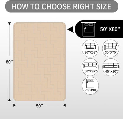 fuguitex Waterproof Dog Bed Cover Couch Cover, Anti-Slip Cat Mat Pet Pad Blanket for Sofa Chair Recliner Furniture Protrctor