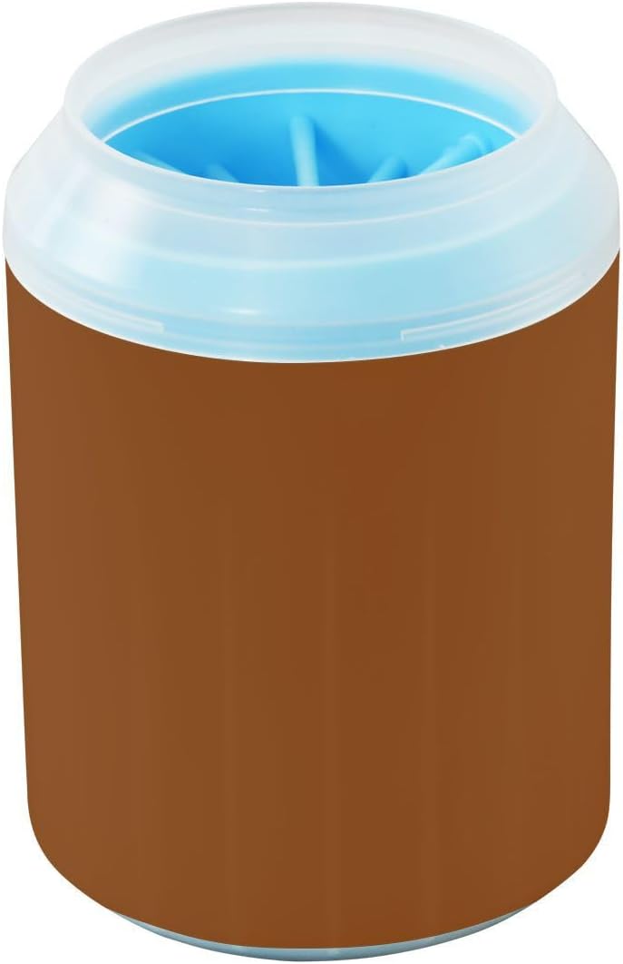 ODAWA Dog Paw Cleaner Cup Royal Blue Muddy Paw Cleaner with Soft Bristle