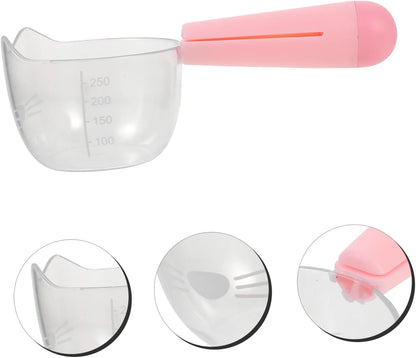 2-in-1 PET Food Scoop and Bag Clip Measurement Spoon for Dog and Cat Food Sealing Clip Scale for Accurate PET Feeding