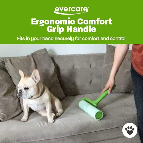 Evercare 10-Inch Mega All-Purpose Pet Hair Lint Roller Refill, 50 Sheets – Sticky Roller for Pet Hair, Cat & Dog Hair Remover, Lint Remover, Pet Hair Remover for Furniture, Clothing & Cars