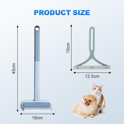 Moonboat Multifunctional Hair Removal Brush, Cleaner Pro Pet Hair, Cat Dog Hair Broom Lint Remover Scraper, Suitable for Carpet Rugs Bed Couch Curtains (A-1PC)