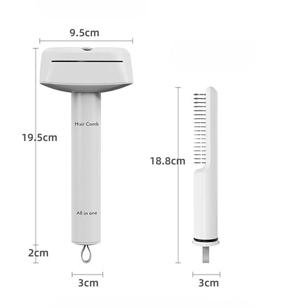 Double-Sided Undercoat Rake for Shedding, Dematting Comb for Cats, Deshedding Dog Brush, Flea Comb, Suitable for Short & Thick Coat, Pet Friendly Teeth