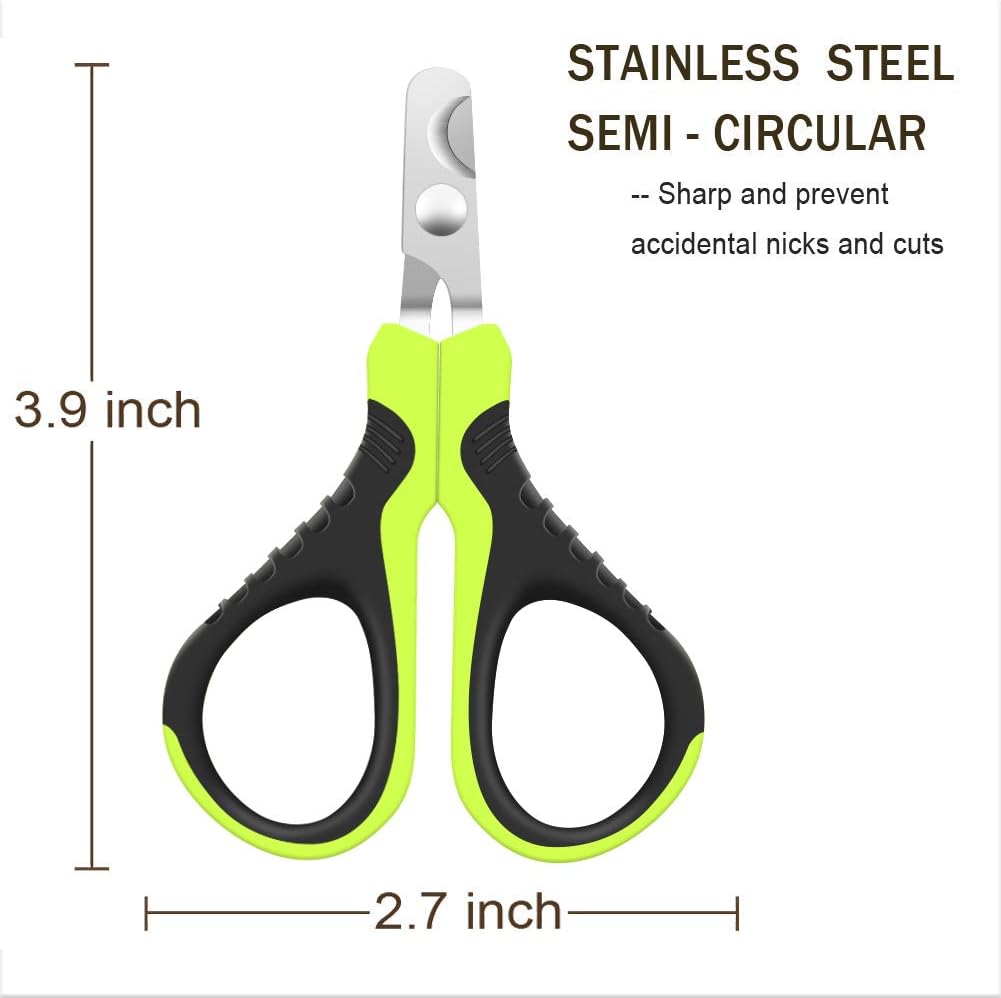VICTHY Pet Nail Clippers for Small Animals, Dog/Cat Nail Clippers Claw Toenail Trimmer, Professional Home Grooming Tool for Cat/Dog/Kitten/Puppy/Bunny/Rabbit/Bird/Ferret