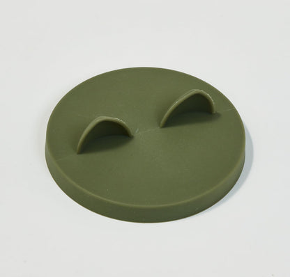 OHMO 2 Pack Dog Food Can Lids, (3, 12, 14oz etc.) Universal Size BPA Free Silicone Covers for Cat and Pet Food, Light Green