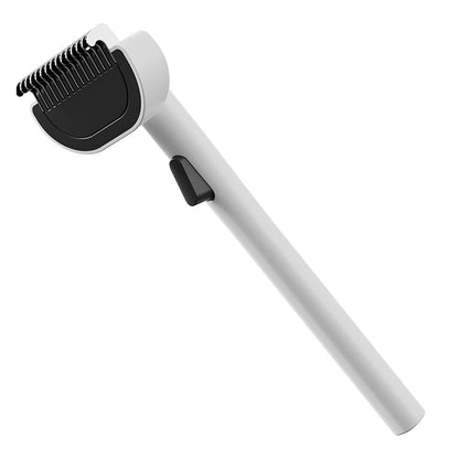 Dog & Cat Brush for Shedding, Self-Cleaning Dematting Comb Undercoat Rake, Deshedding Grooming Tool for Long & Medium Haired Pets, Removes Tangles Mats Loose Fur