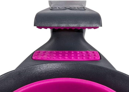 Dexas Pets Collapsible KlipScoop Collapsible Dry Dog Food Scoop and Dog Food Bag Clip, 1 Cup Capacity, Pro Blue