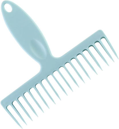 Broom Hair Removal Comb | Long Handle Scraping Brush for Pet Hair/Particles/Debris | Sturdy PP Maintenance Tool for Floors and Corners