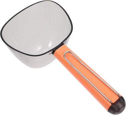 Yardwe Pet Food Scoop with Stainless Steel Clip, Precise Measurements for Cat and Dog Food