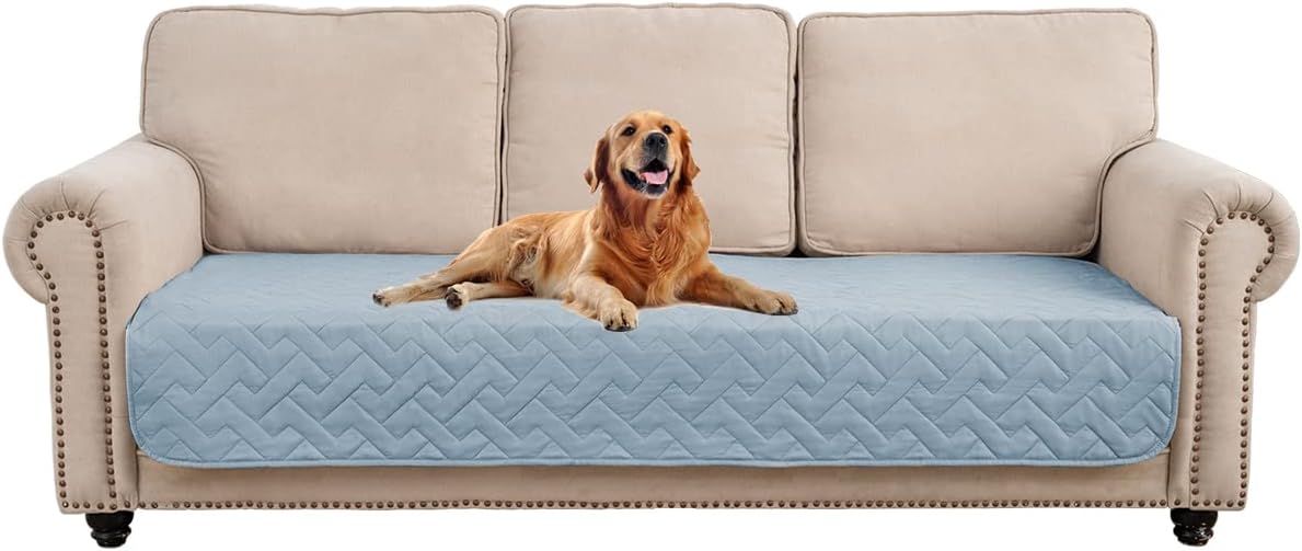 fuguitex Waterproof Dog Bed Cover Couch Cover, Anti-Slip Cat Mat Pet Pad Blanket for Sofa Chair Recliner Furniture Protrctor