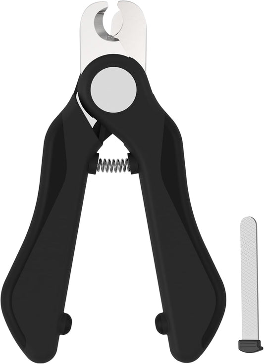 Swihauk Heavy Duty Dog Nail Clippers and Trimmers, Professional Pet Nail Clippers with Nail File for Dogs Cats Small Animal, Claw Clippers with Safety Guard to Prevent Over-Cutting, Blue