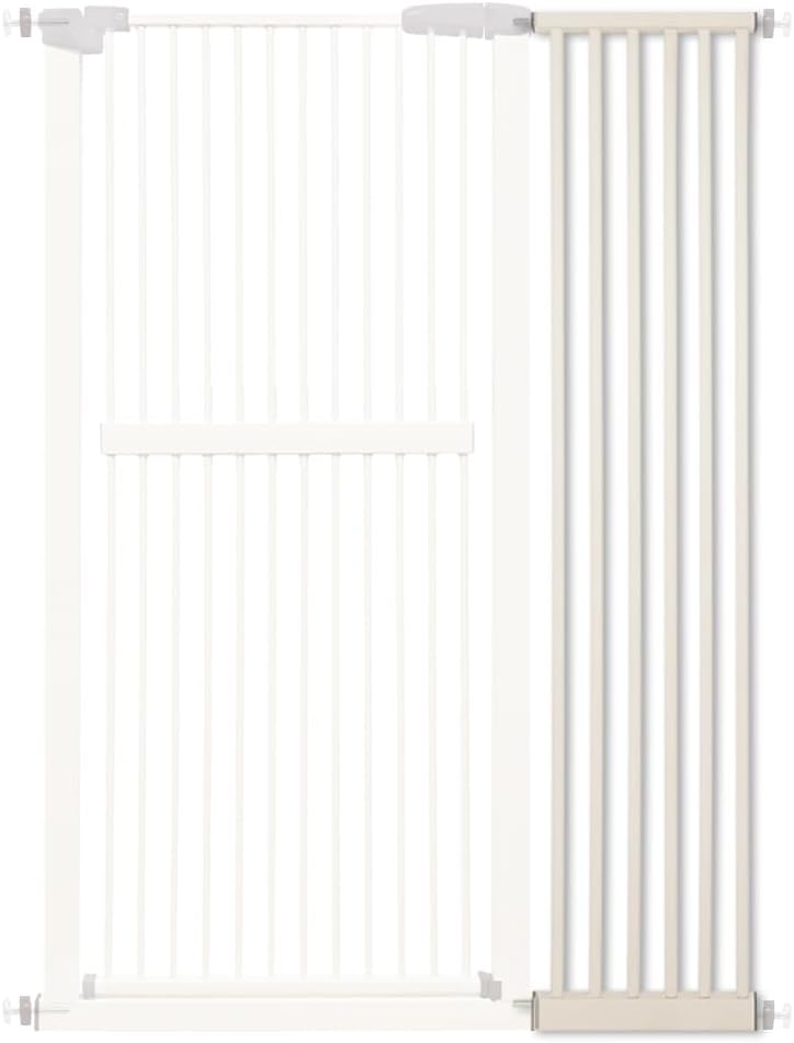 Lumizone Extra Tall Cat Gate 61.02" High Pressure Mounted Extra Wide 30.12"-34.05" (17Sizes) 1.37" Gap No Drilling Auto-Close Tall Pet Gate for Dogs (Black, 30.12"-34.05" W)