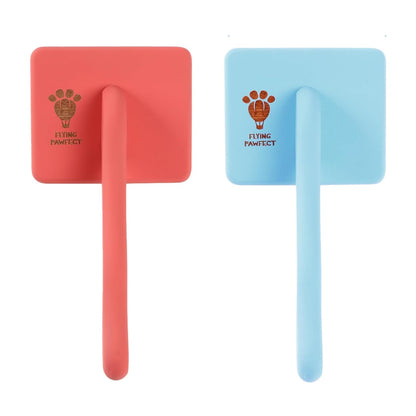 Slicker Brush for Dogs - Long Pin for Poodles, Doodles & Long Haired Dogs, Deshedding & Dematting Tool, Slicker Dog Brushes for Grooming (Coral, Flat Large)