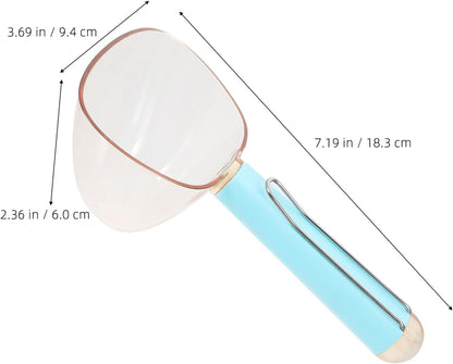Yardwe Pet Food Scoop with Stainless Steel Clip, Precise Measurements for Cat and Dog Food