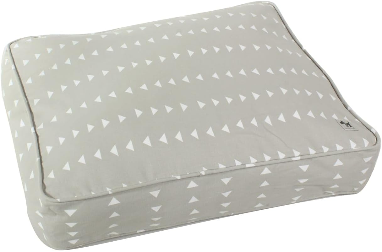 Molly Mutt Medium to Large Dog Bed Cover- Forever Young Print - Measures 27”X36”X5’’ - 100% Cotton - Durable - Breathable - Sustainable - Machine Washable Dog Bed Cover (Dd82b)