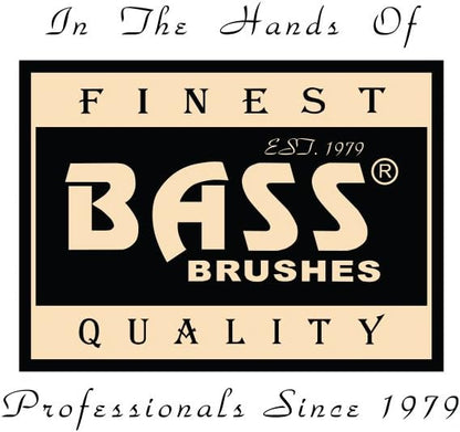 Bass Brushes | De-Matting Pet Brush | Alloy Pin | Pure Bamboo Handle | Slicker Style | Striped Finish | Model A21-SB