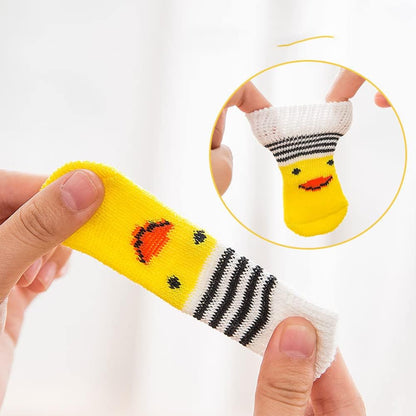 4 Pairs Dog Socks for Small Dogs, Anti Slip Dog Socks, Dog Grip Socks, Soft Pet Puppy Doggie Socks to Prevent Licking, Non Slip Paw Protection for Hardwood Floors Indoor Outdoor (S)
