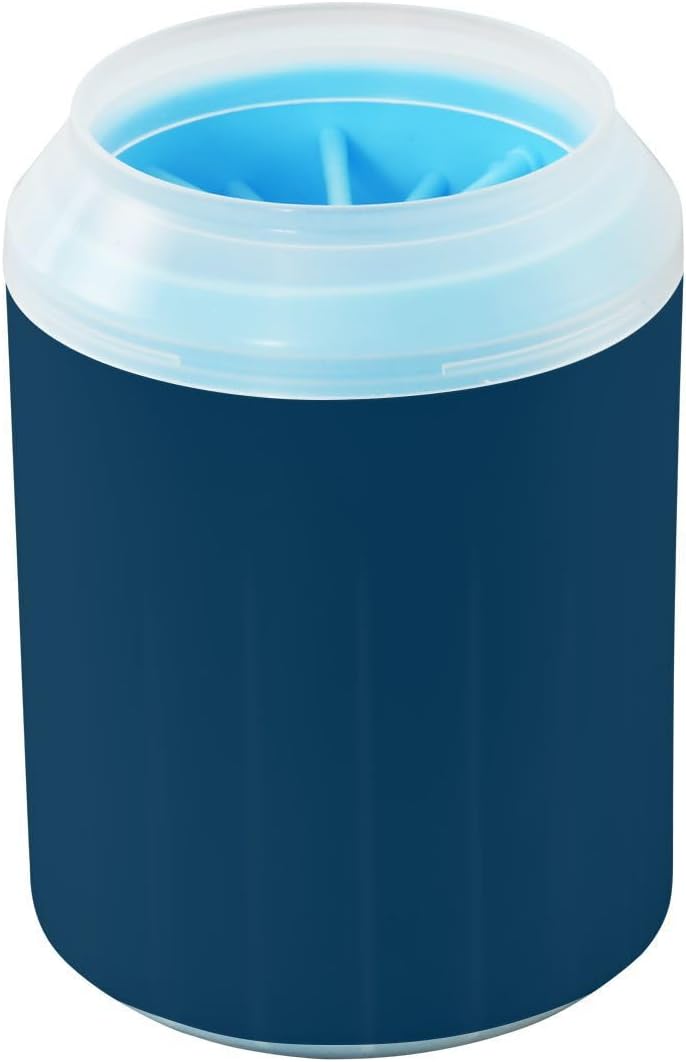 ODAWA Dog Paw Cleaner Cup Royal Blue Muddy Paw Cleaner with Soft Bristle