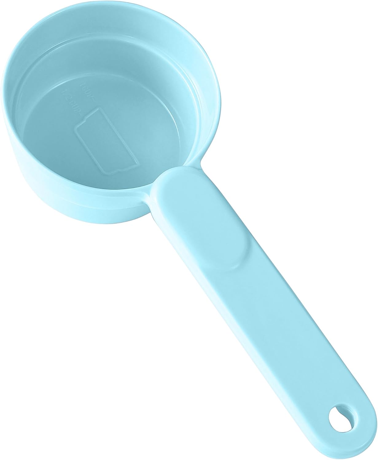 Joyinjojo Dog Food Scoop 1 Cup 1/2 Cup - Melamine Dog Food Measuring Cup, Pet Food Scoop for Dog Cat...Comfortable Long Handle for Easy to Scoop Food