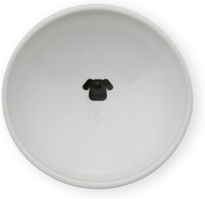 Necoichi Raised Dog Food Bowl, Elevated, for Dogs and Cats, Pets Feeding Feeder Non-Slip for Small Dogs Dishwasher and Microwave Safe, No.1 Seller in Japan! (Dog, Extra Wide Tilted)