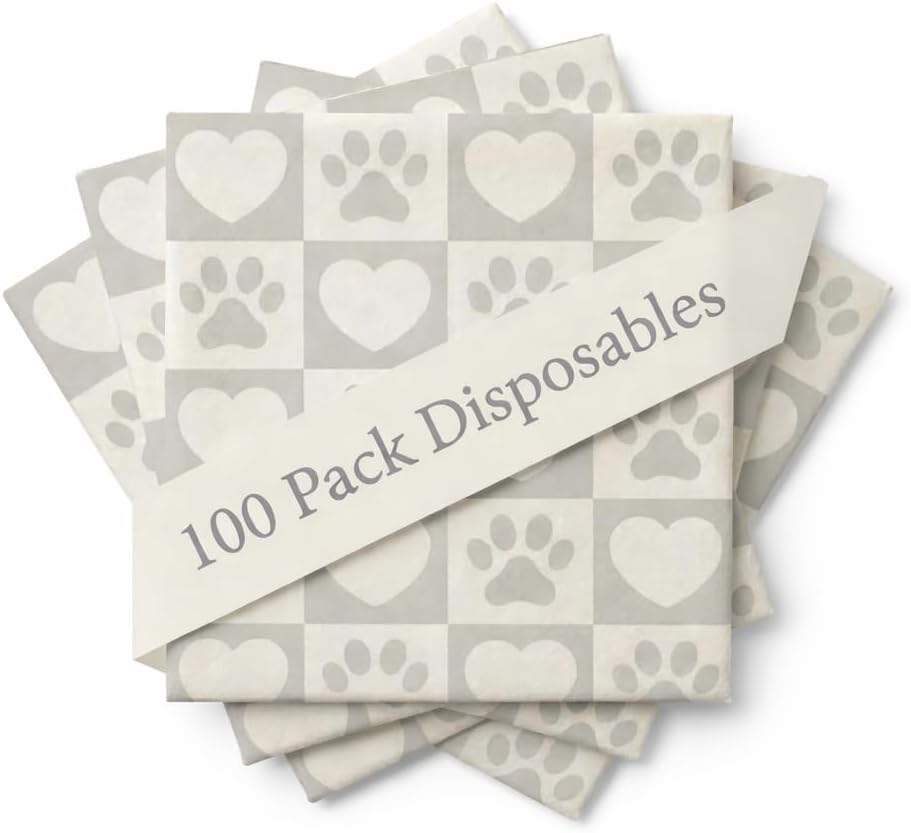 PUPIBOO Washable Pee Pads for Dogs and Cats - Super Absorbent Reusable Puppy Training Pads - 100% Waterproof, Leak-Proof & Non-Slip Whelping Pads for Pet Housebreaking
