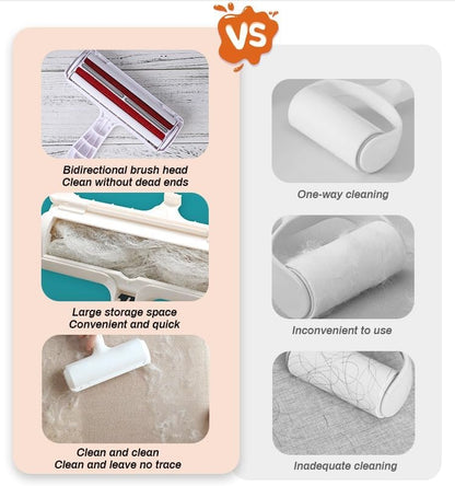 Pet Hair Removal Tool for Furniture, Couch, Bedding, Clothing and Carpets Dog and Cat Hair Removal Roller, Reusable Roller, Fur Removal Tool for Pets, Cleaning Scraper Hair Removal Tool
