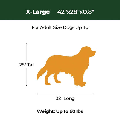 BALANCE Dog Crate Pad, Dog Foam Crate Mat Kennel Pad, Washable Water-Resistant Pet Bed Flat Dogs Cage Mat for Small Dogs