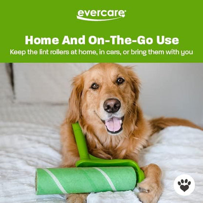 Evercare 10-Inch Mega All-Purpose Pet Hair Lint Roller Refill, 50 Sheets – Sticky Roller for Pet Hair, Cat & Dog Hair Remover, Lint Remover, Pet Hair Remover for Furniture, Clothing & Cars