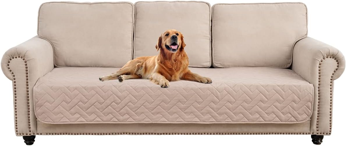 fuguitex Waterproof Dog Bed Cover Couch Cover, Anti-Slip Cat Mat Pet Pad Blanket for Sofa Chair Recliner Furniture Protrctor