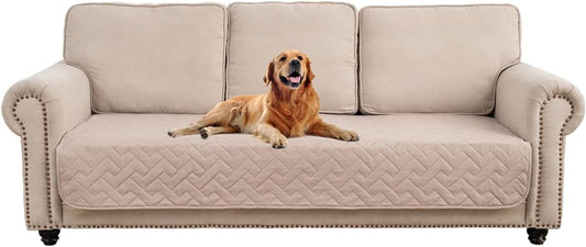 fuguitex Waterproof Dog Bed Cover Couch Cover, Anti-Slip Cat Mat Pet Pad Blanket for Sofa Chair Recliner Furniture Protrctor