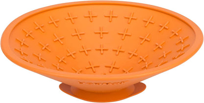 LickiMat Splash, Dog Slow Feeder Bowl Lick Mat, Boredom Anxiety Reducer, Sticks to Smooth Surface; Perfect for Food, Treats, Yogurt, or Peanut Butter. Fun Alternative to Slow Feed Dog Bowl, Turquoise