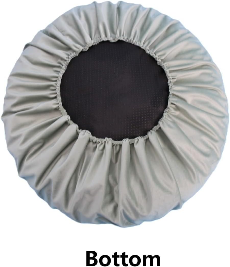 Waterproof Dog Bed Cover Replacement Round 42 Inch Grey