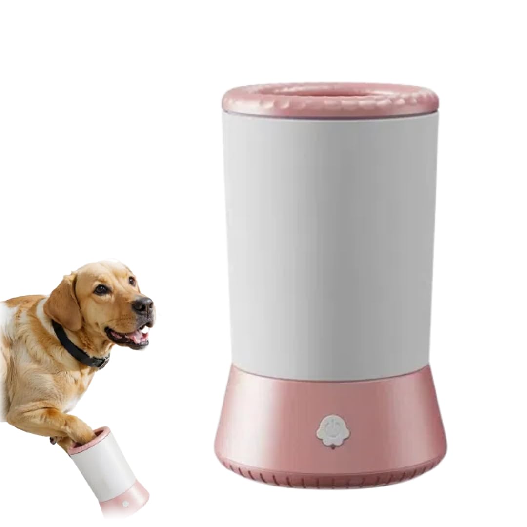 Automatic Dog Paw Cleaner 2025 New Dog Paw Cleaner Cup, Dog Paw Cleaner with USB Rechargeable, Paw Cleaner for Small Medium Large Breed Dogs Cats/Dogs (Blue)