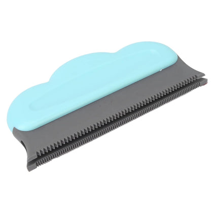 Silicone Cleaning Brush, Multifunctional Cleaning Brush for Pet Hair Removal from Clothes, Sheets, Carpets, Sofas - Elastic Soft Head, Comfortable Grip (5.9 x 2.8 x 0.8in)(blue)