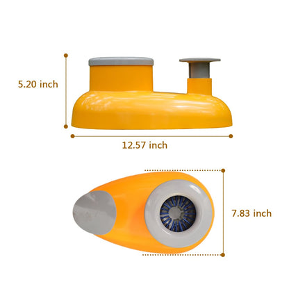 Mechanical Dog Paw Cleaner-Manually Driven Spinning-Cup Washer for All Breeds (Medium-Large)