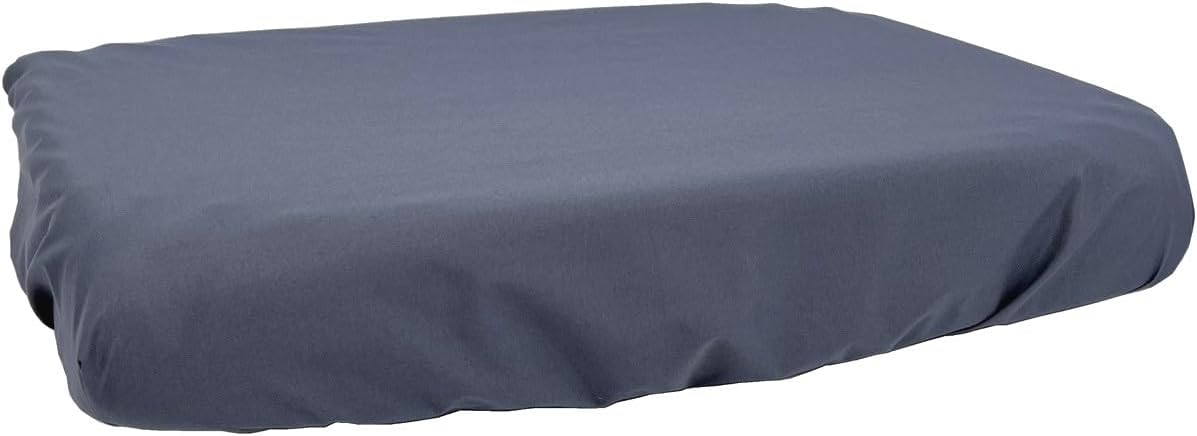 Grey Waterproof Dog Bed Slip Cover Dog Bed Liner Elastic 42 x 30 Inch
