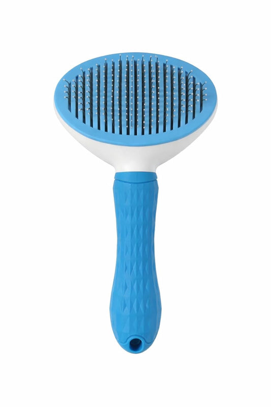 Self-Cleaning Pet Deshedding Brush for Dogs and Cats