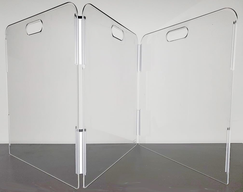 Pet Barrier (3-Panel) | Free-Standing Pet Gate | Foldable | Protect Your Indoor Living Spaces, Decorations, and Important Items from Pets | Made in The USA