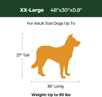 BALANCE Dog Crate Pad, Dog Foam Crate Mat Kennel Pad, Washable Water-Resistant Pet Bed Flat Dogs Cage Mat for Small Dogs