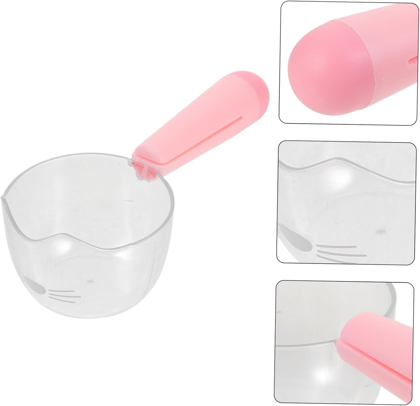 Mikikit Dog Food Scoop Bag Clip Food Can Spoon Handle Scale Scoop for Dogs Cats