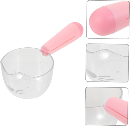 Mikikit Dog Food Scoop Bag Clip Food Can Spoon Handle Scale Scoop for Dogs Cats