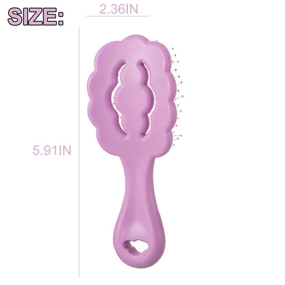 Cloud Shape Small Dog Grooming Brush - Soft Pin Brush for Gentle Detangling & Massage Puppy Hair Comb for Maltese, Shih Tzus, Yorkies, and Puppies, Pink