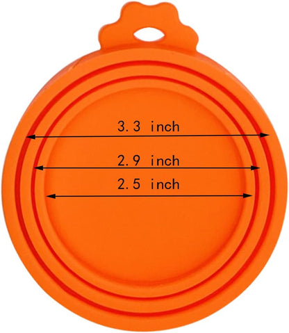 XYSMZM 8 Pcs Pet Can Covers, Food Can Lids for All Standard Size Dog Cat Cans.