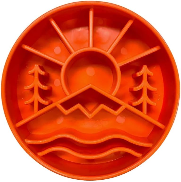 SodaPup Honeycomb Enrichment Bowl – Durable Slow Feeder Bowl Made in USA from Non-Toxic, Pet-Safe, Food Safe Material for Mental Stimulation, Slowing Down Eating, Healthy Digestion, & More