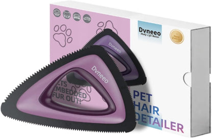 Pet Hair Removal Tool, Carpet Dog Hair Remover for Car Interior- Rapid Removal, Durable & Ergonomic, for Car Mats, Couch, Furniture, Carpets (Black)