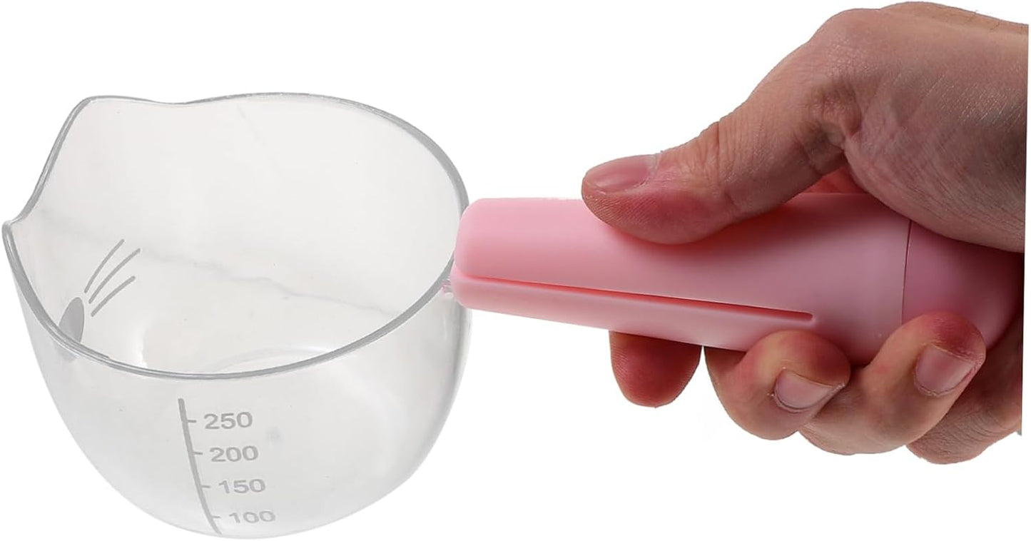 2-in-1 PET Food Scoop and Bag Clip Measurement Spoon for Dog and Cat Food Sealing Clip Scale for Accurate PET Feeding